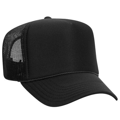 Black Trucker Hat